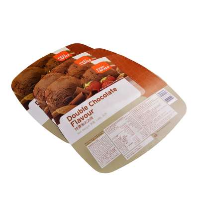 Customized PP chocolate food packaging in mold label printing