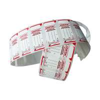 Custom vinyl blood tube label printing, medical vial label sticker for hospital self adhesive