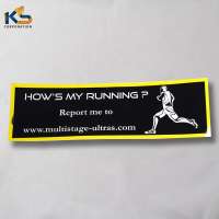 Car Bumper promotional vinyl Sticker Strong Adhesive