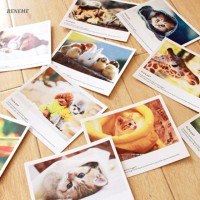 Bulk Coated Paper Laminated Print Travelling Cheap Post Card Maker in China